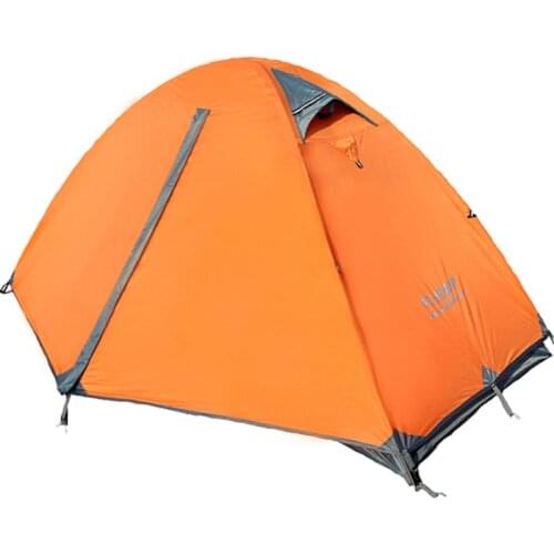 FLYTOP Ultralight 1Person Camping Tent Backpacking Trekking Hiking Cycling Single Tents Waterproof PU3500 1.8KG