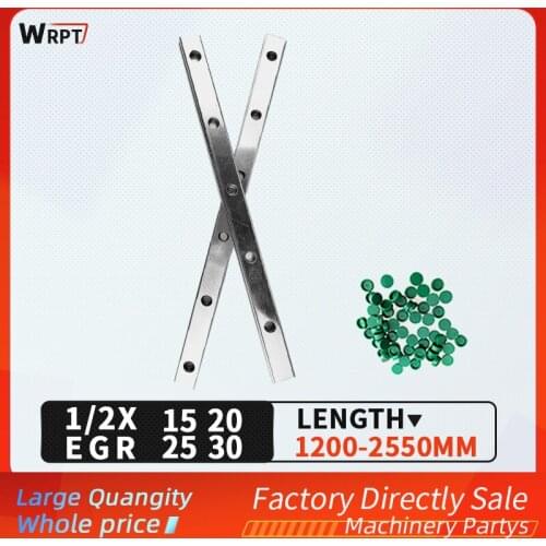 Low-set linear guide EGH series EGH15/EGH20/EGH25/EGH30 high precision suitable for automation equipment, length=1200MM-2550MM