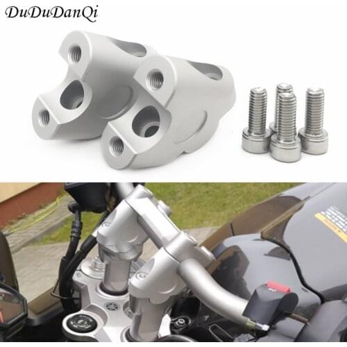NEW Anodized 2 Inch Pivoting Motorcycle Handlebar Riser For Yamaha FZ1 2014 fat handleBars Clamp