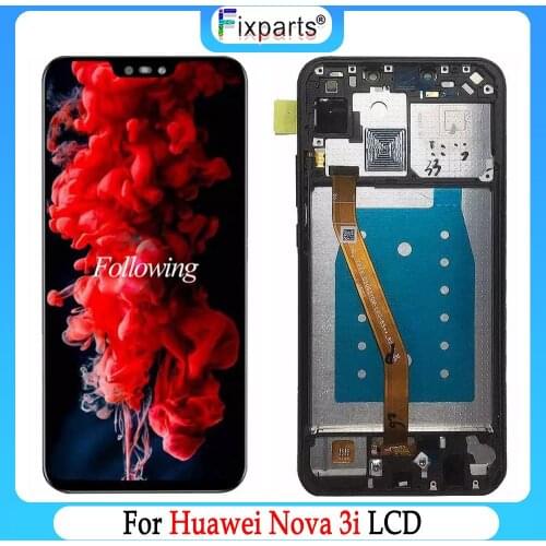 New For Huawei Nova 3i LCD Display Screen Touch Screen Digitizer Assembly Replacement INE-LX2 Display For Huawei Nova 3i LCD