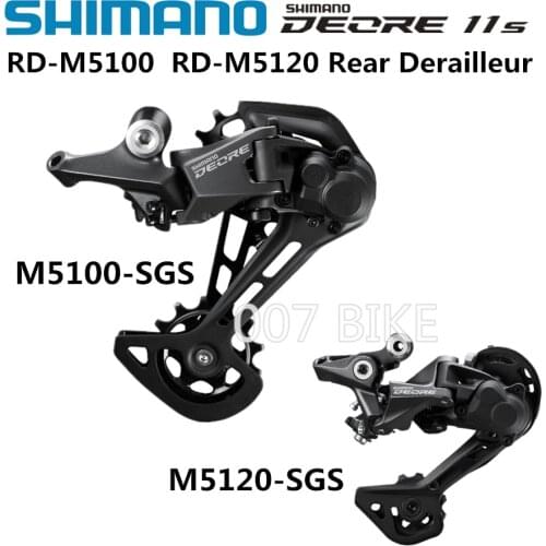 SHIMANO DEORE RD M5100 M5120 Shadow Rear Derailleurs Mountain Bike M5100 SGS MTB Derailleurs 10-Speed 11-Speed 22-Speed