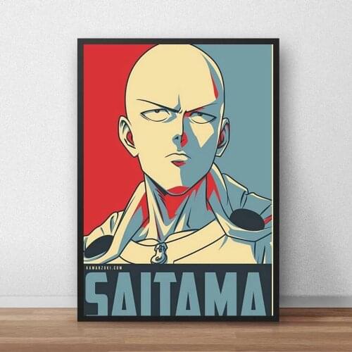 One Punch Man HD Poster Wall Art Canvas Painting Nordic Style Living Room Home Decoration