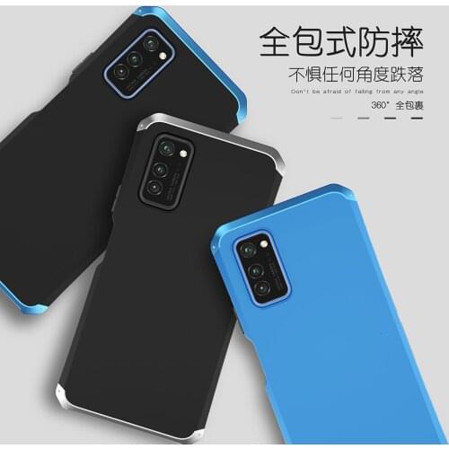 Anti-fall Metal Frame Plastic Back Plate For Huawei Honor V30 Aluminum Alloy For Honor V30Pro PRO V30 Mobile Bumper Case Cover