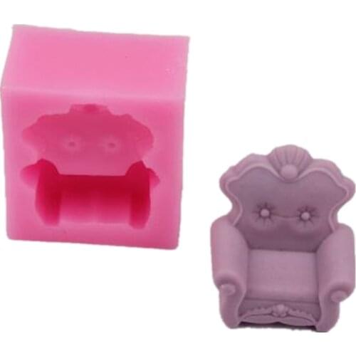 Silicone Sofa Design Decorating Mold 3D Cake Mold Chocolate Silicone Mold K053