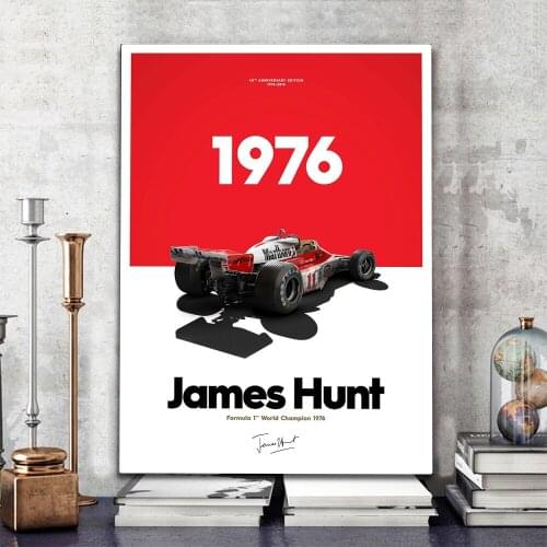 Modern Hot Ayrton Senna F1 Formula World Champion Wall Art Picture Canvas Painting Poster and Prints for Living Room