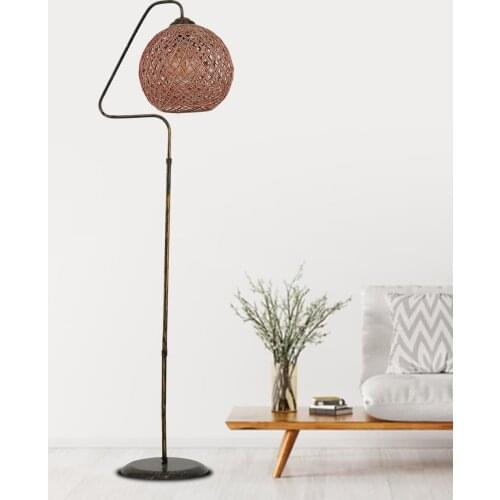 Saint Belisama Milano Floor Lamp Jute-Red