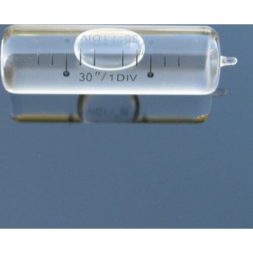 QASE 10*35mm Tubular Spirit Level Bubble High Accuracy Vial Level Mearsurement Equipment 30"/2mm