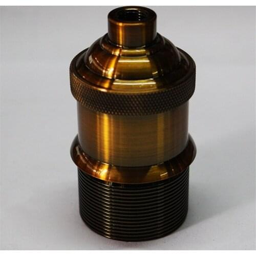 Vintage E27 Lamp Holder Industrial Style Brass E27 Socket Edison Lampholder Base For Pendant Ceiling Light Bar Decoration