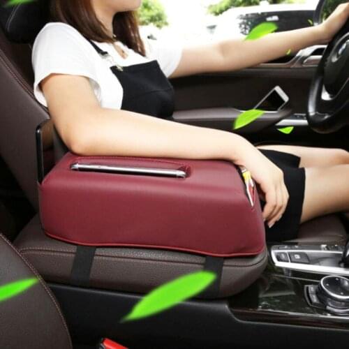 High Quality Car Central Armrest Box Pad Increased Mat Universal Memory Cotton Multi-Function Armrest Pad Auto Interior Products