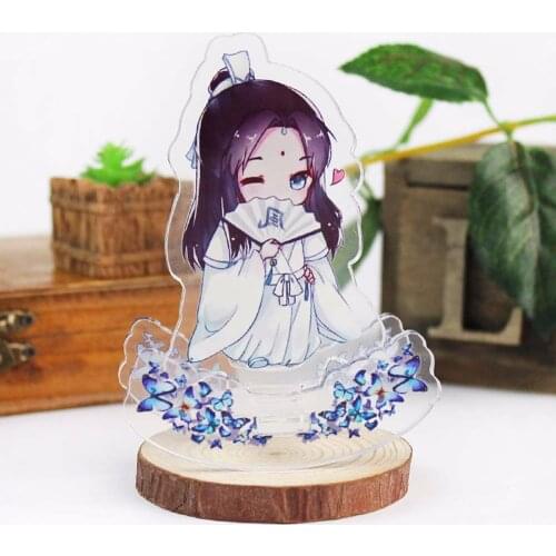 Tian Guan Ci Fu Acrylic Display Stand Figure Model Plate Heaven Officials Blessing Desktop Standing Card Cartoon Decoration Toy