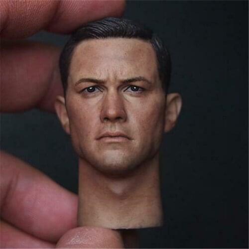 1/6 Joseph Gordon Levitt Police Male Head Carving Model Fit 12" Action Figures Accessory