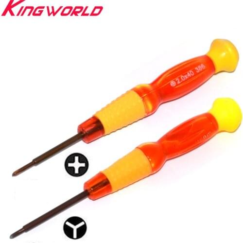 100sets Tri Wing + Y Tip Screwdriver Cross Trigram Screwd river For W-ii N-DSL For G-ameboy Advance