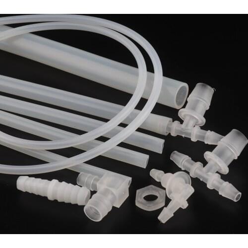 100cm I.D 2~7mm Food Grade Clear Transparent Silicone Hose Heat Resistant Flexible Silicone Tube Soft Pipe Aquarium Rubber Hose