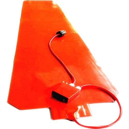 230v 3000w 440*2380*1.5mm Silicone Rubber Snow Board Heater Blanket digital thermostat on wire 1000mm lead out from short