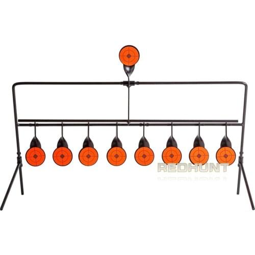 5/7/9 Target Reset Airgun Target Auto Reset Spinner Paintball Shooting Target with Target Paper Hunting Training Accessories