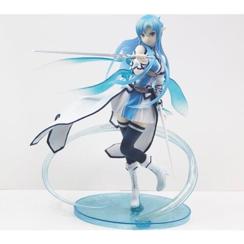 Anime Sword Art Online Yuuki Asuna Water Fairy Ver. Sexy Girls PVC Action Figure Model Toys