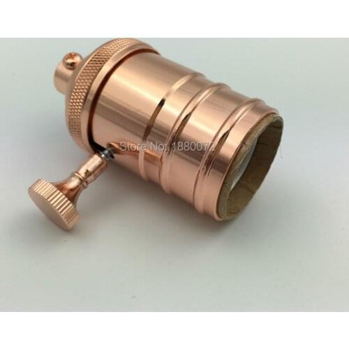 Free shipping E27/E26 Socket Edison Retro Pendant Lamp Holder on/off switch 110-220V