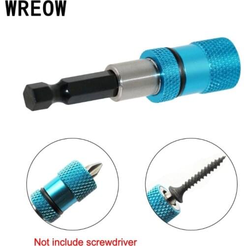 1/4Inch Quick Release Magnetic Drill Screw Hex Shank Drywall Screw Bit Holder Handle Screwdriver Bit Long Extention Holder tools