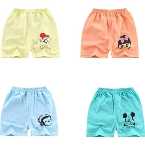 Children Summer Cotton One-piece Shorts Babys Thin Style Boys Girls Shorts