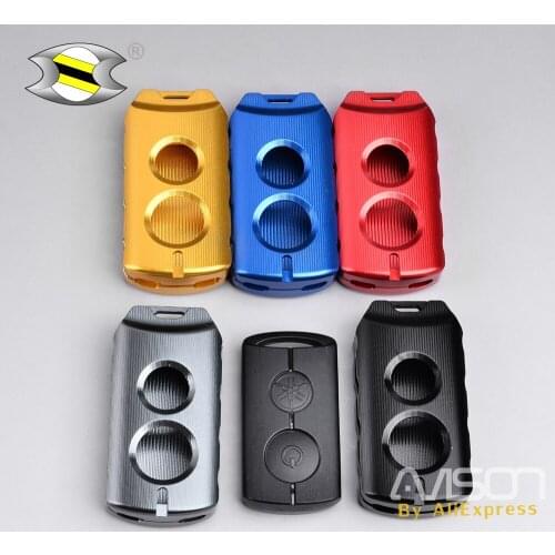 For Aerox 155 2018 Aerox155 Modified 3D Remote Control Keychain Key Case Cover Bag CNC Aluminum Alloy