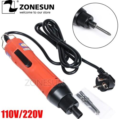ZONESUN Hot Sales AC 200-240V OS-600 801 Electric Screw Driver Motor-driven Screwdriver Screw Driver Screws Power Tools