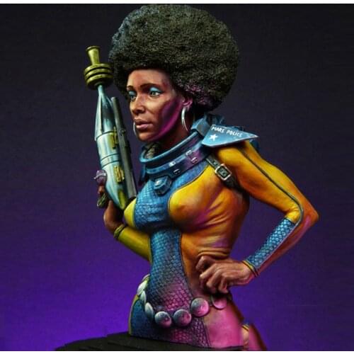 1/10 Lieutenant Colonel Shane Female Warrior Figure Resin Bust Character Model X365