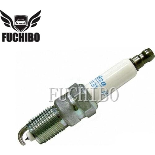 FUCHIBO 4PCS Spark Plug 30650843 For 2004-2010 Volvo S40 V50 C30 C70 2.4L