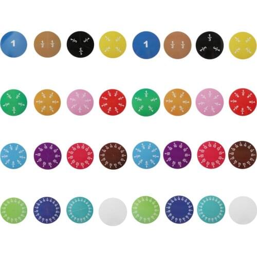 Intelligence Preschool Teaching Demonstration Numbered Fractions Circles