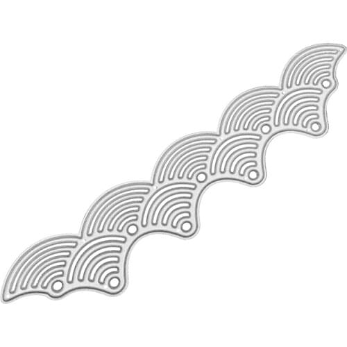 Julyarts Wavy Edge Metal Cutting Dies New 2021 Scrapbooking Material Metal Cutting Dies Greeting Card Handmade NEW