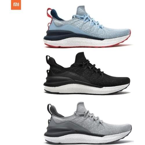 Original Xiaomi Mi Mijia Sports Shoes Sneaker 4 Outdoor Men Running Walking Lightweight Comfortable Breathable 4D Fly Wove Shoes