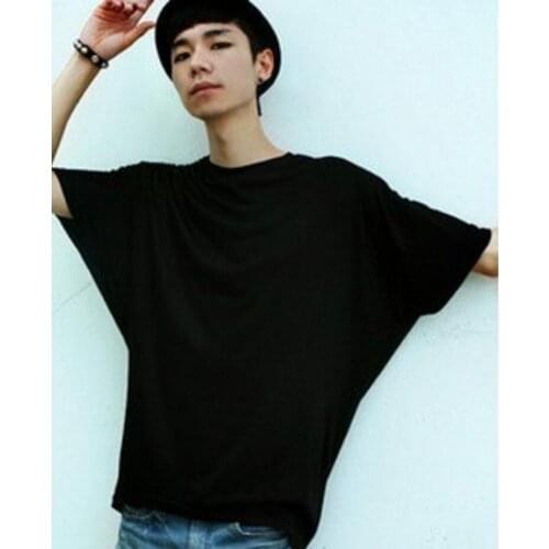 XS-5XL 2017 New mens clothing Singer DJ Fashion personality Bat shirt hairdresser Popular loose T-shirt plus size costumes