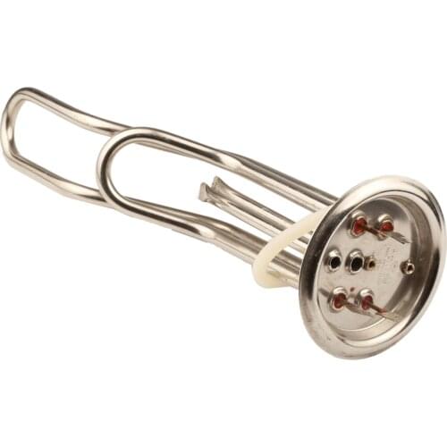 105mm 4-1/8" Cap Boiler Heater Element,Heating Tube to Heat Water,Double Proble Container Electric Heat Pipe