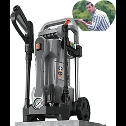 150bar Wheel High Pressure Car Washing Machine Pump Portable Cleaner Car Wash Water Gun Foam Generator Tornado Auto Accessories