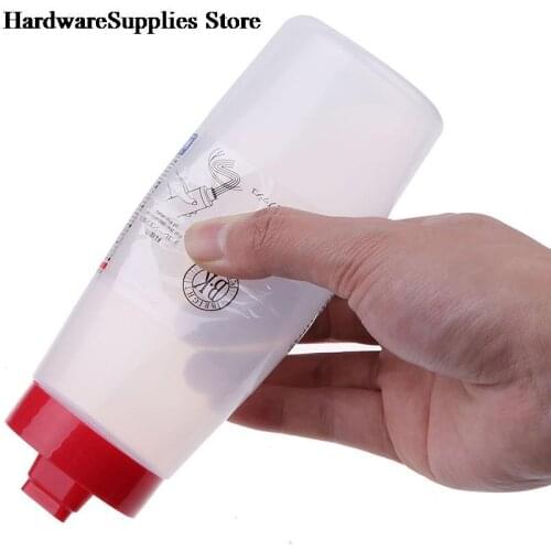 New Sauce Bottle Safe Resin For Ketchup Jam Mayonnaise Olive Oil Squeeze Dispenser Cruet Kitchen Accessories Tools 300ml