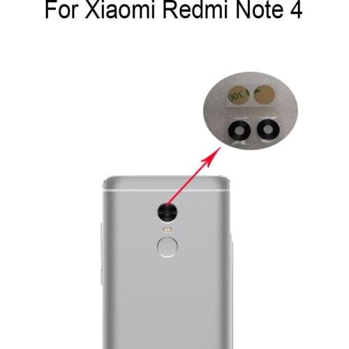 Original New For Xiaomi Redmi Note 4 Rear Back Camera Glass Lens For Xiaomi Redmi Note 4 Repair Spare Parts RedmiNote4