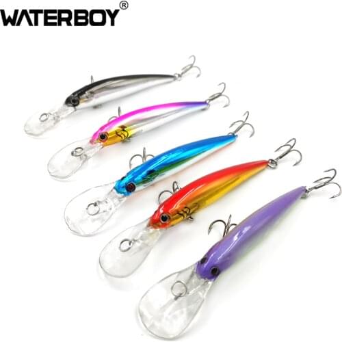 WATERBOY Hard Bait 9cm 8.5g Minnow Fishing Lures Peche Bass Trolling Artificial Hard Bait Carp Fishing Tackle