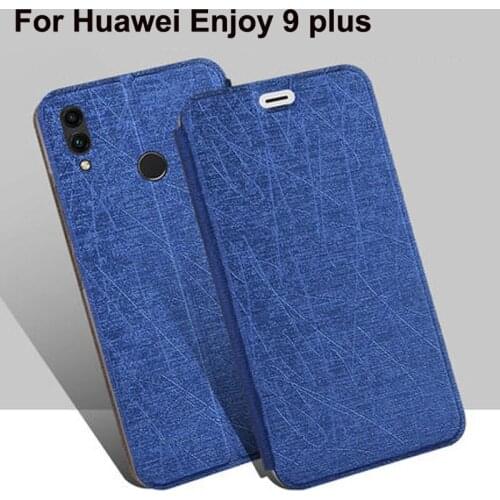 6.5" Luxury PU leather case For Huawei Enjoy 9 plus Cover flip Case Enjoy9 plus Phone Cases Enjoy 9plus back shell bag fundas