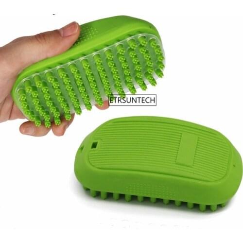 50pcs Dog Bath Brush Comb Silicone Pet SPA Shampoo Massage Brush Shower Hair Removal Comb Pet Cleaning Grooming Tool