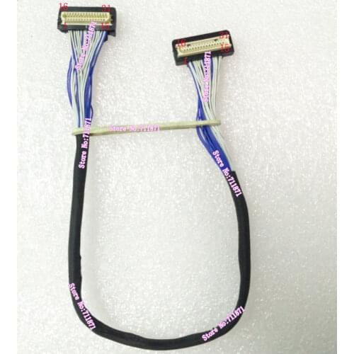 Male to Female 31Pin DF9 Line Cable 1.0 Pitch 31P to 31Pin TTL DF9 31S Screen Line Cable 31Pin 31P 31S DF9 Screen Cable Line TTL