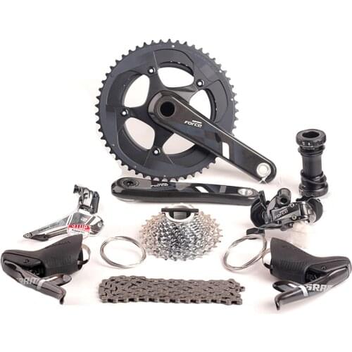 SRAM FORCE 22 2X11 Speed Road Bicycle Derailleur Groupset Kit GXP Crankset Carbon Arm 170/172.5mm Without Calipers C-Brake