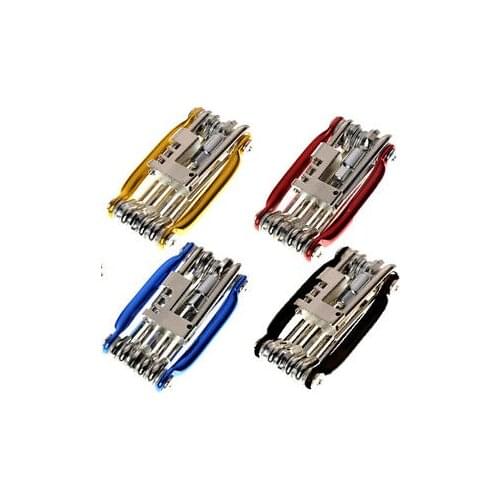 Steel Bicycle Cycling 11 in 1 Multi-function Repair Tools Chain Rivet Extractor