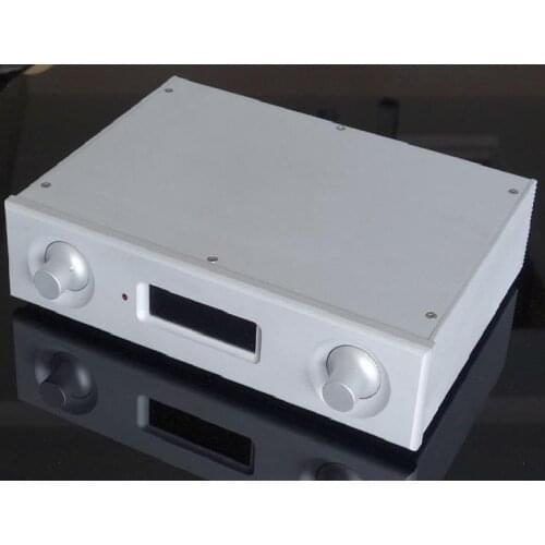 Size W261 H62 L190 Full Aluminum Amplifier Chassis 2606 DAC New Exquisite Preamp Case Silver Case