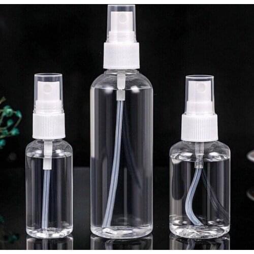 200pcs 30ml 50ml 100ml sterilizing water bottling cosmetics, perfume bottles, plastic perfume spray empty bottles