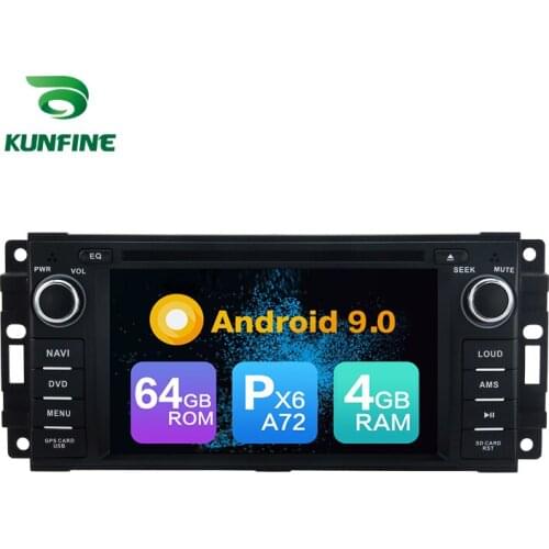 Android 9.0 Core PX6 A72 Ram 4G Rom 64G Car DVD GPS Multimedia Player Car Stereo For Jeep Compass 2009-2011 radio headunit