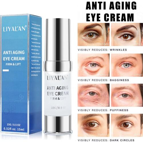Eye Cream Dark Circles Eye Bag Repair Anti Wrinkle Puffiness Skin Firming Under Organic Eye Lifting Cream Hot Selling 15ML