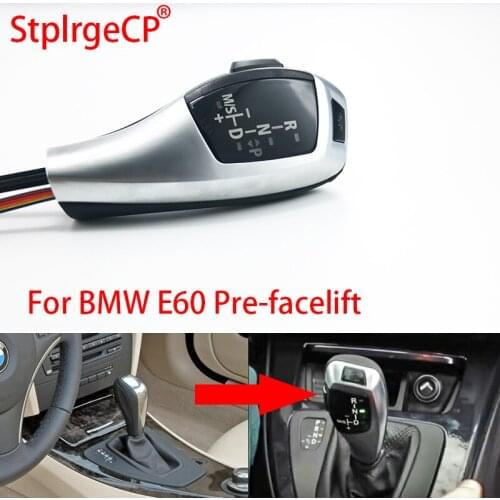 For BMW 5 series 2004-2006 E60 Sedan pre-LCI Pre-facelift LHD Automatic Updated Look LED Gear Shift Knob Car Parts