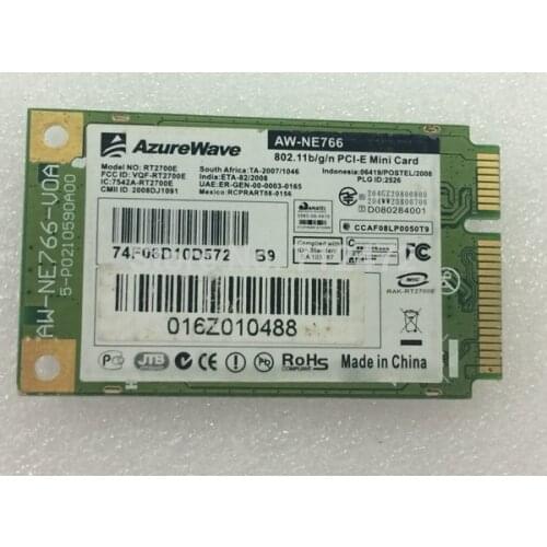 SSEA New Wholesale Original Wireless Card AzureWave AW-NE766 RT2700E 300Mbps Mini PCI-E Card