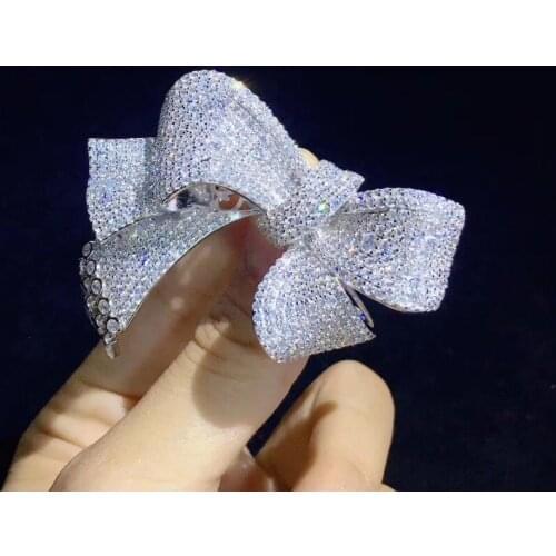 JINHONGBO Brooches Bow On Clothes