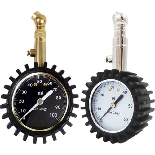 Tire Gauge 100 PSI Heavy Duty Tire Pressure Gauge Low - High Air Pressure Tire Gauge for Motorcycle / Car / Truck Tires