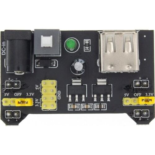MB-102 Bread board dedicated power module compatible 5V, 3.3V Breadboard power module